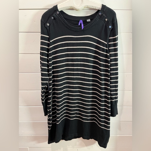 🖤 SERAPHINE – Size XXL – Maternity & Nursing Sweater Dress - Picture 1 of 9